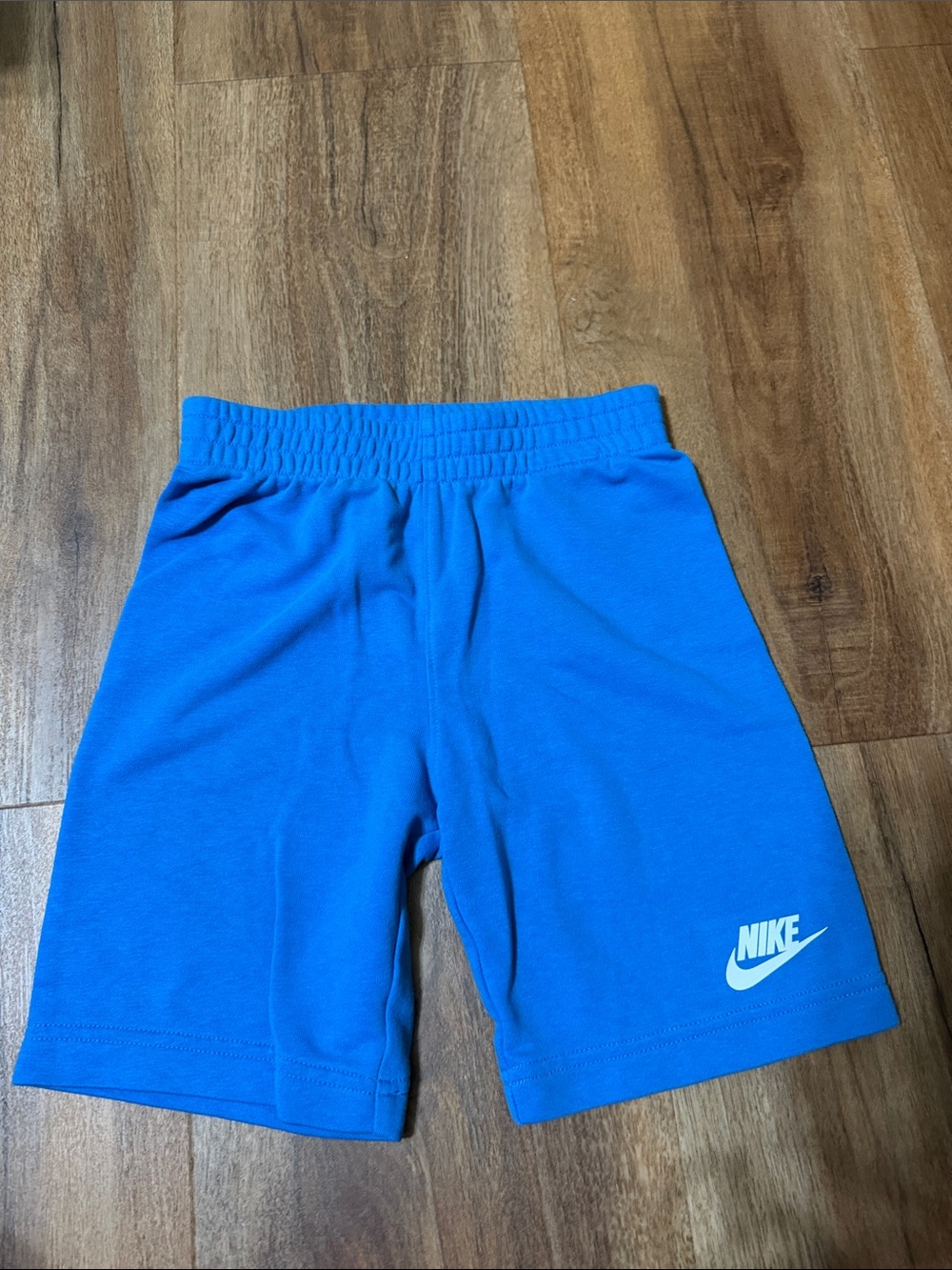 Nike Kids Blue Logo Athletic Shorts